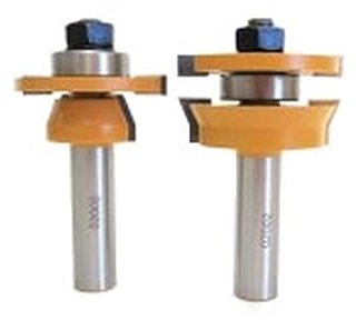 Sommerfeld's 2 Piece Shaker Door Rail and Stile Set Perfect for 7/16 inch undersized Plywood panel inset 1/2-Inch Shank