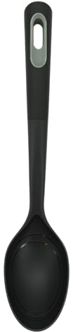 Fackelmann PRO Solid Spoon, Non-Stick Plastic Cooking Spatula, Heat-Resistant 200 Degrees, Utensil for Serving Mixing, Stirring & Serving, Home & Professional, Large Measurement Scooping Tool, 35 cm
