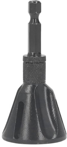 1/4 Inch Handle External Chamfer Tool with Discharge Hole Metal Deburring Three Blade Polishing Tool Deburring External Chamfer Tool with Quick Release Handle Deburring Tool Suitable for 5-25mm