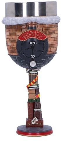 Nemesis Now Harry Potter Platform 9 3/4 Goblet 18.7cm, Resin, Official Harry Potter Merchandise, Platform 9 3/4 Goblet, Hogwarts Express Drinkware, Cast in The Finest Resin, Expertly Hand-Painted