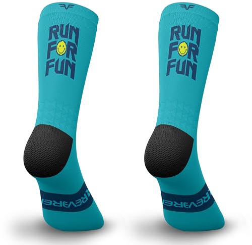 IRREVERENT Chaussettes de Sport Compressives et Hautes pour Running, Crossfit, Cyclisme, Padel, Basket