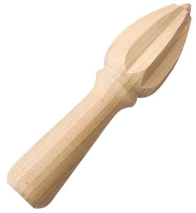 Cabilock Ergonomic Manual Lemon Squeezer Wooden Fruit Easy to Use Non-electric Juicer for Juice