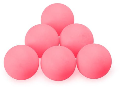 Tischtennisbälle, Große Tischtennisbälle, Lustig Als Katzenspielzeug, Tischtennisbälle, Tischtennisball für Tischtennisplatten Im Innen- und Außenbereich (PINK)