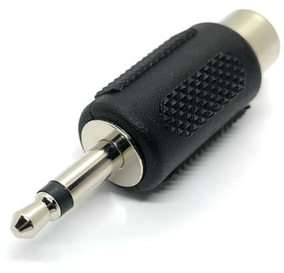 Ome Audio RCA Phono (Female) To 3.5mm (1/8-Inch) Mono Jack (Male) Adapter/Converter