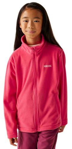 Regatta King Kids Full Zip Fleece Lightweight Jacket with 2 Pockets & Anti-Pill - Perfect for Walking, Hiking & Outdoors