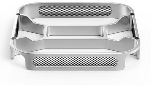 Desktop Stand for Mac Mini M4 /M4 Pro 2024 Heat Dissipation Dustproof Bracket Mount Dock Aluminum Alloy Cooling Laptop Holder Accessories