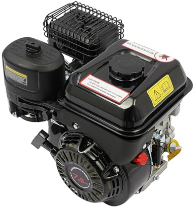 Motor de gas de 4 tiempos, 7,5 CV, motor de gasolina, motor pequeño y enfriado por aire, motor monocilindro Ohv, con advertencia de nivel de aceite y arranque por cable para generadores, bombas de