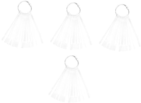 Planches de Vernis à Ongles en Éventail 150 Pièces en Plastique | Format Compact et Léger, Usage Professionnel ou Personnel, Lot de 150 Pièces pour Manucuristes