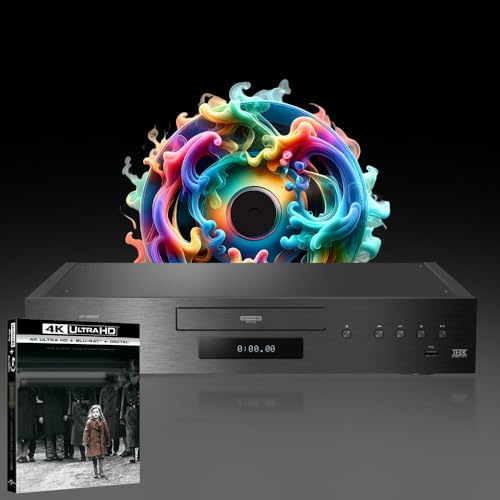 MULTIREGION Blu-ray Player Compatible with Panasonic DP-UB9000 MultiRegion Blu-ray Region A, B & C - DVD Regions 1-8 - Bundle Including 5ch. Lis. 25th Anniversary 4K UHD Disc