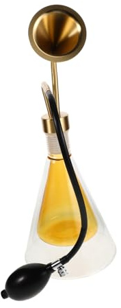 Lurrose Flacone in Vetro per Campionamento Oli Essenziali Doppia Parete, Diffusore Portatile Elegante per Aromaterapia a Casa e Spa, Preserva Profumo Originale Colore Colore Casuale