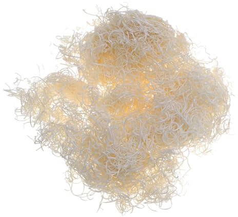 Kisangel Trucioli di Legno 400g per Serpenti e Lucertole, Beige | Adatti per Scavare e Nidificare, per Gabbie e Acquari, Ambiente Naturale, Morbidi e Soffici