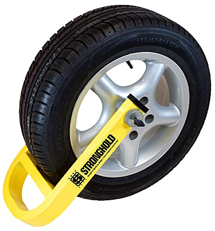 Stronghold 13-15 Caravan Alloy Wheel Clamp Suitable for Tyre Size 165 mm to 205 mm Sold Secure Gold Standard