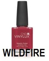 CND VINYLUX - WEEKLY POLISH SYSTEM. 15ml Bottles or Summer Brights in 3.7ml Bottles (Wildfire)