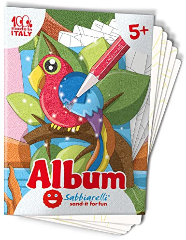 Sabbiarelli – Album Animali Esotici | Fogli Adesivi per Sand Art