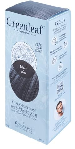 Coloration Végétale 100% Naturelle 100% BIO Certifiée - Greenleaf Botanique - Black - 100g