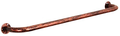 JWCN Kleiderständer Wandmontage Abnehmbare Retro Metall Kleiderstange Hängeschiene Rot Kupfer 60cm-80cm Uptodate