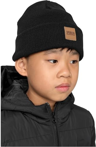 Urban Classics Unisex barnmössa, Svart + grå, S