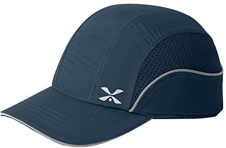 Safety Bump Cap, Baseball Hat Style, Comfortable Head Protection Lightweight Safety Hard hat(Navy Blue,Long Brim)