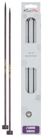 KnitPro J’adore Cubics Lange Nadeln 10 (25cm) | 3,5mm