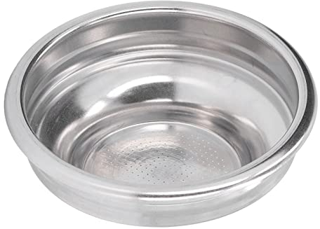 Coffee Portafilter Basket, Bottomless Portafilter Espresso Accessories - 58mm, 1 Cup, Reusable Porous Filter Basket