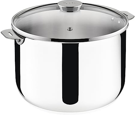Lagostina Marmite INOX 24 cm + Couvercle - Salvaspazio+
