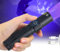 10W 365nm Professional UV Torch,USB Rechargeable with Lithium Battery, Ultraviolet Blacklight Money Detector Pet Urine Detector LED Portable with Clip Resin Curing,Fishing,Scorpion,Blood Tracking