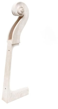 4/4 Cello Hals Kopf Ahorn unlackiert DIY Cello Teile Zubehör Ersatz Zubehör