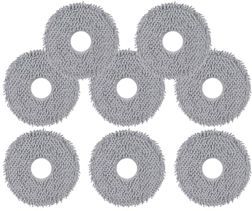 8 Stück Qrevo Serie Wischtücher Wischmopp für Roborock QV 35A/QV 35S,Qrevo S Pro,Qrevo S5V,Qrevo Curv/Edge,Qrevo Slim/Master,Saros 10R/Saros 20 Saugroboter,Waschbar und Wiederverwendbar Mop