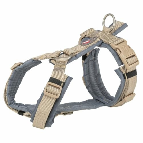 TRIXIE Imbracatura per cani Premium Trekking Sabbia Tortora/Grafite Grigio