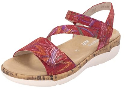Remonte Damen R6860 Riemchensandalen, Mehrfarbig 90, 43 EU