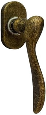 -1980-MADERAS CAMACHO SUMINISTROS INDUSTRIALES Manilla para ventana roseta ovalada modelo Moscow en bronce envejecido