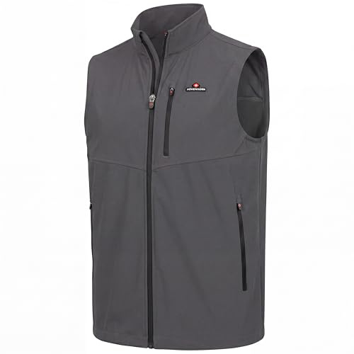 Höhenhorn Allalin Giacca leggera in softshell da uomo, grigio, L