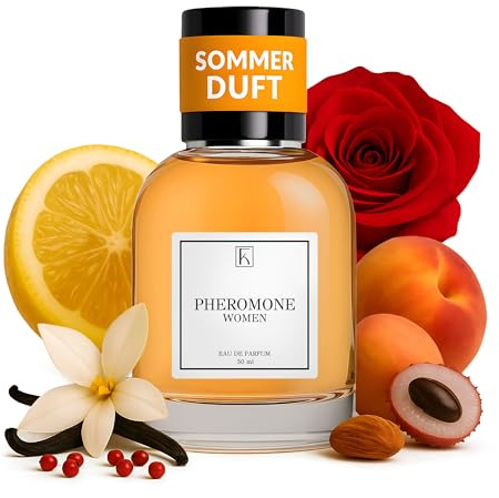 KAZAAR - WOMEN's PHEROMONE PERFUME - 50ml - Eau de Parfum für Damen - natürliche Botenstoffe für den einzigartigen Duft - mit 20% Parfümöl bis zu 8h lang anhaltender Duft - aus Schweizer Manufaktur