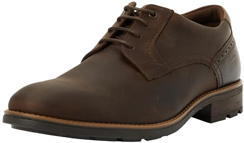 Clarks Emmet Plain Mens Beeswax Leather, 10