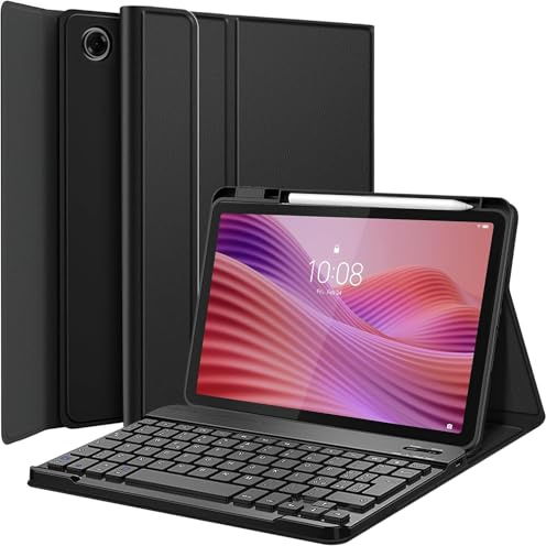 Wineecy Tastiera Custodia per Lenovo Tab 10.1 Pollici 2025 (TB311FU/TB311XU) Tablet [Layout Italiano], Slim Cover con Magnetica Wireless Bluetooth Tastiera Keyboard