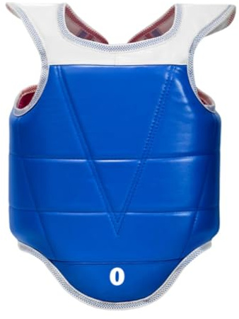 Gilet de Protection Réversible pour La Poitrine et le Corps, Gilet de Protection Réversible Taekwondo, Plastron de Boxe Protection, pour Coups Poing Violents Entraînement de pour Enfants Adultes