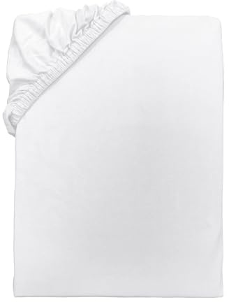 Herding Young Collection Jersey Spannbettlaken, ca. 140-160x200 cm, 100% Baumwolle/Jersey, weiß