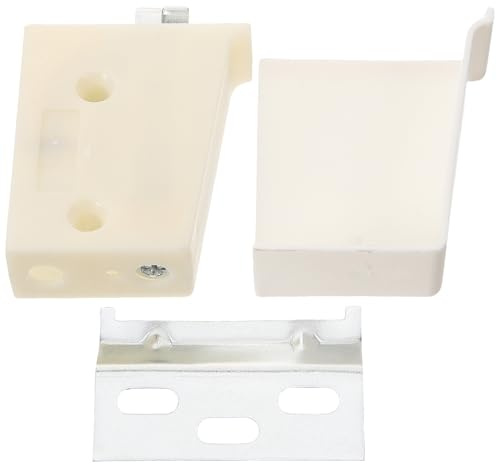 FENICAL Support D'étagère en Abs et Fer Beige, Design Polyvalent et Esthétique pour Montage Mural Robuste D'armoires et Meubles Suspendus