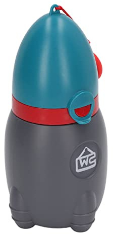 Walmeck Portable Boys Potty Training Urinal Easy to Clean Pee Training Cup for Kids Home Car Use (Dark Blue)