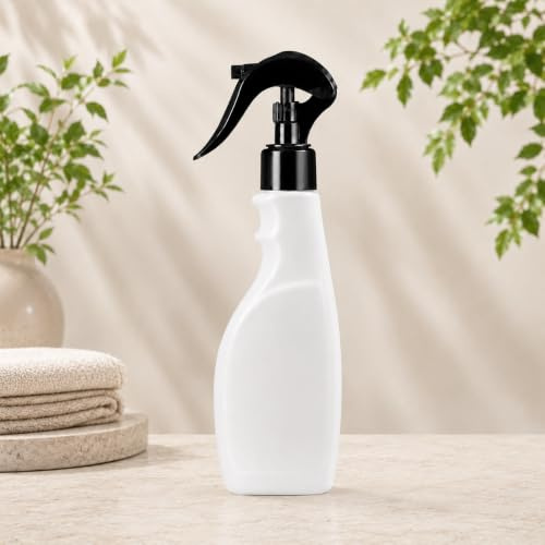 THE BELL 200ML Spray Bottle With Durable Trigger Sprayer, Refillable Plastic Water Spray Bottle, Ergonomic Design