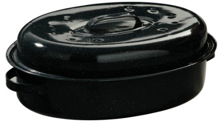 Premier Housewares 0104142 Cocotte en Email Noir