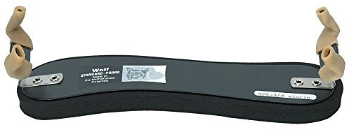Wolf Schulterstütze Forte Primo Standard - für Viola/Bratsche - Gebogene Form - nicht höhenverstellbar - Flexible Rückenplatte