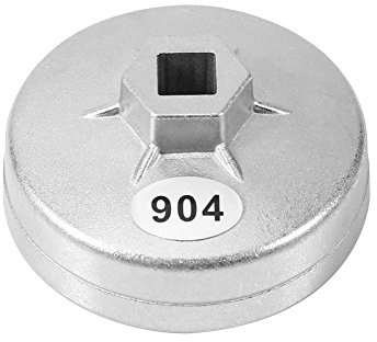 Qiilu 901 Clé filtrante à l'huile, 79mm 15 Flûte Clé pour filtre à huile en Aluminium Capuchon Filtre À Huile Clé de Voiture