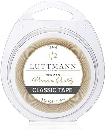 LUTTMANN® Classic Tape - Kleberolle Tape transparent für Toupets, Perücken, Haarsysteme & Haarteile - speziell für Foliensysteme und PU Untergründe