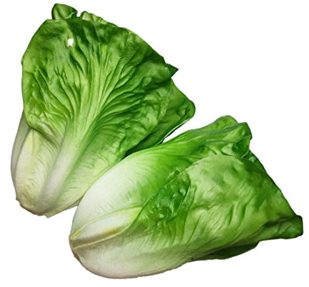 Lorigun Künstlicher Salat, Gefälschtes Gemüse, Künstliches Gemüse Für Dekoration, Home Kitchen Decor, PU Gemüse 2 Stücke