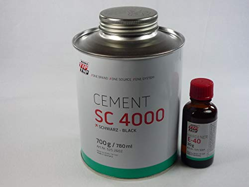 Rema Tip Top CEMENT SC 4000 525260-30 Colle pour caoutchouc, métal, tissu en caoutchouc et tissu Noir 700 g