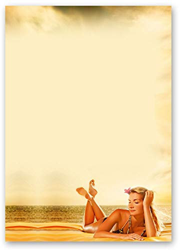 Motivpapier RELAXEN AM SEE Wellness & Beauty - DIN A5 Format 250 Blatt - Paper-Media