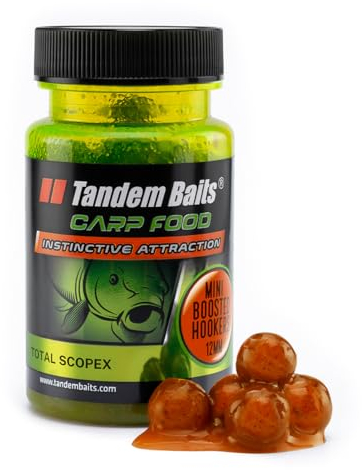 Tandem Baits Karpfen Futter Angelfutter Hakenköder Carp Food Mini Boosted Hookers 12 mm 50 g Total Scopex