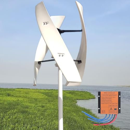 12000W Vertical Axis Maglev Wind Turbine Generator Wind Power Generator Kits Off Grid System with MPPT Charge Controller Charge,220v
