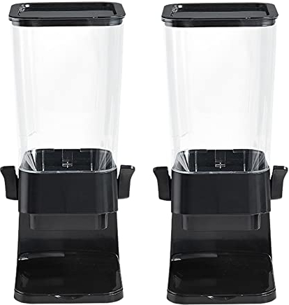 Benefischl 2PCS Distributeur de Comptoir Indispensable Conteneur de Comptoir Conteneur de Comptoir pour Distributeur de Bonbons, Noir